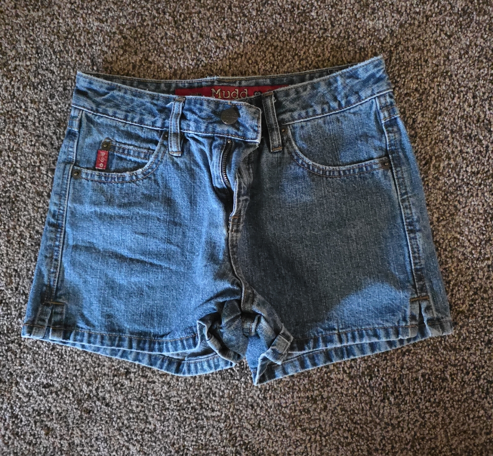Mudd Light Blue Denim Short Shorts